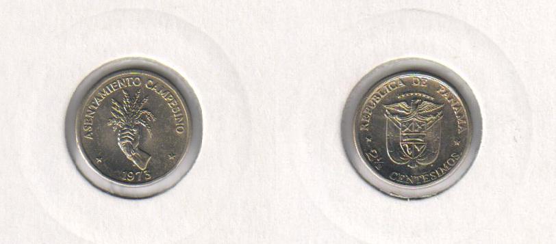 Коллекционная монета Панама 2,5 сентисимо 1973 VF (KM#32)