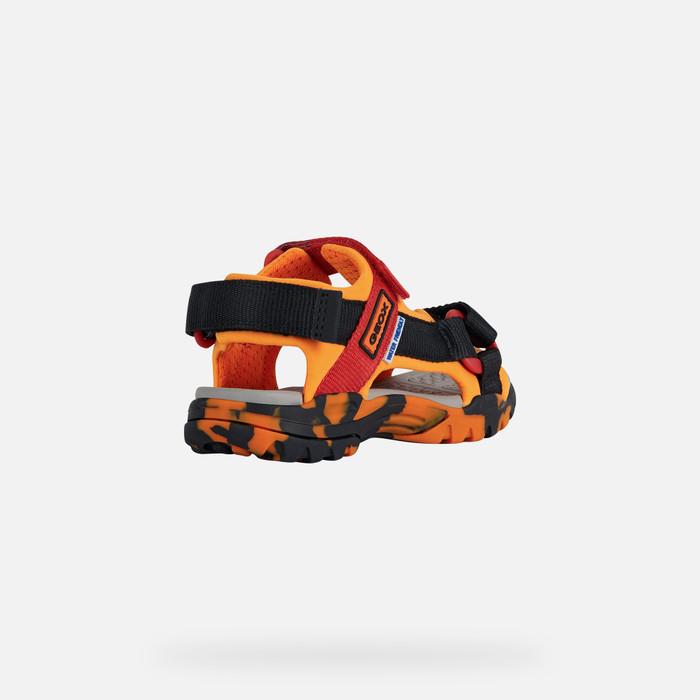 Сандалии Geox Borealis р. EUR 30 Orange/Red (14027757) - фото 11