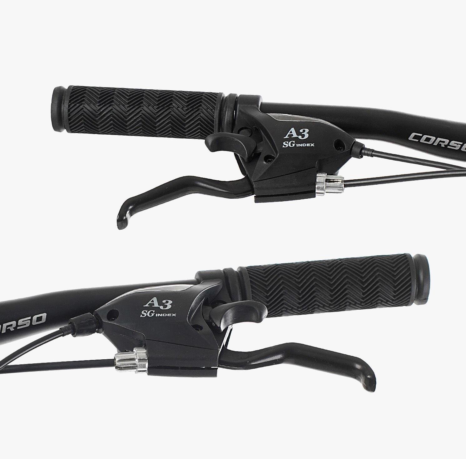 Велоcипед спортивний Corso PHANTOM PH-26538 26" рама сталева 13"/обладнання Saiguan 21 швидкість Графітовий - фото 4 Велоcипед спортивний Corso PHANTOM PH-26538 26" рама сталева 13"/обладнання Saiguan 21 швидкість Графітовий - фото 4