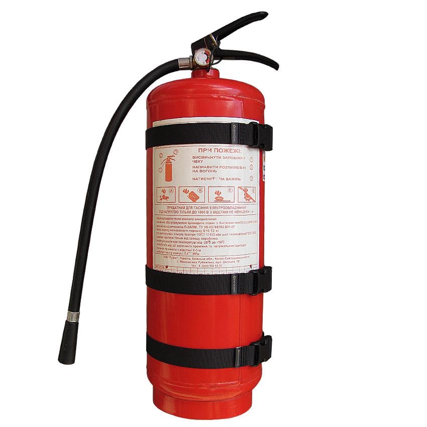 Кріплення Укроспас універсальне до вогнегасника ВП-5/ВП-6/ВП-9 з 3-ма фіксаторами 74 (28054067) - фото 2 Кріплення Укроспас універсальне до вогнегасника ВП-5/ВП-6/ВП-9 з 3-ма фіксаторами 74 (28054067) - фото 2