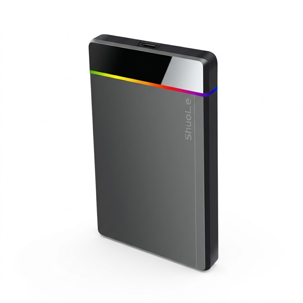 Внешний карман Shuole U25N-L 2.5" SATA HDD SSD USB 3.2 Gen1 5 Гбит/с RGB