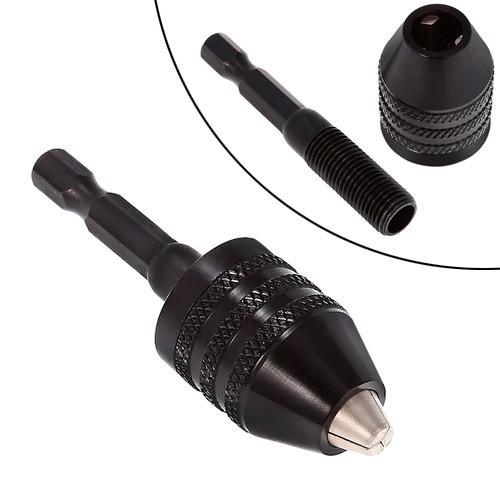 Патрон свердлильний швидкозатискний 0,3-6,5 мм 1/4" 6-гранний для дриля (439257) - фото 2 Патрон свердлильний швидкозатискний 0,3-6,5 мм 1/4" 6-гранний для дриля (439257) - фото 2