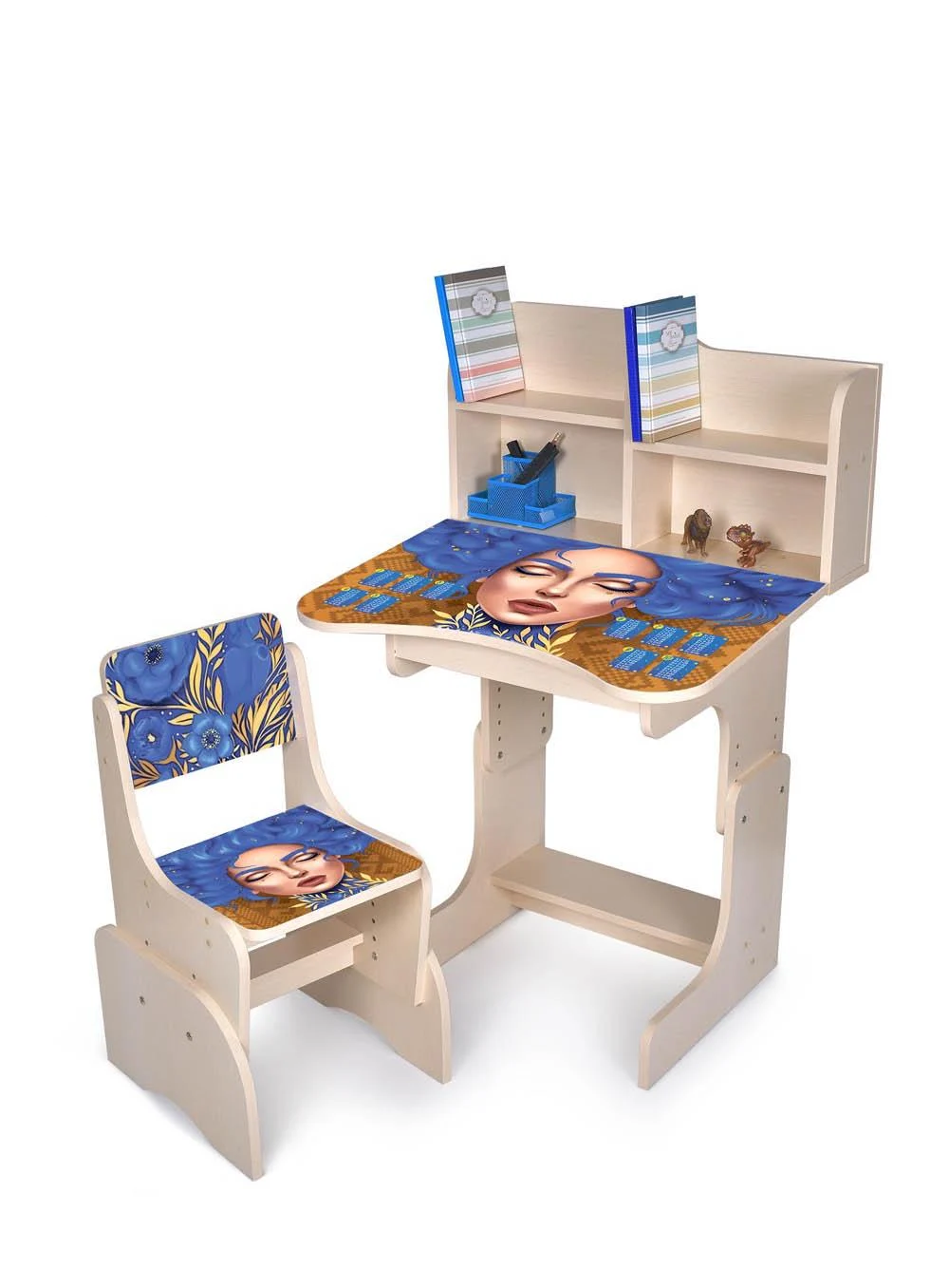 Парта со стулом детская деревянная Bambi N 2071-6-2 Бежевый (6903317691975) Парта со стулом детская деревянная Bambi N 2071-6-2 Бежевый (6903317691975)