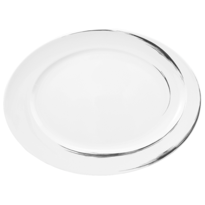 Тарелка овальная Grey Brush Seltmann 32x26,5 см (2508936)