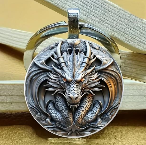 Брелок для ключей Дракон 3х6 см (EG0064)