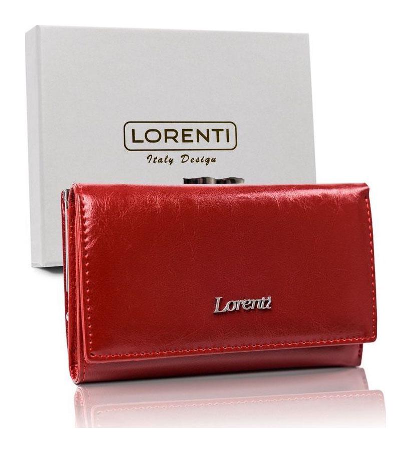 Кошелек женский кожаный LORENTI 55020-BPR-RFID Красный
