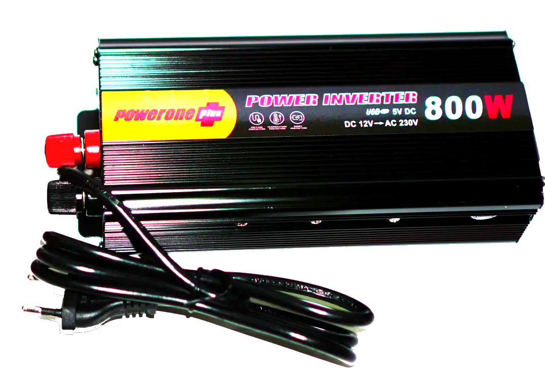 Инвертор автомобильный PowerOne 12-220V 800W с зарядкой аккумулятора (22494789) - фото 6 Инвертор автомобильный PowerOne 12-220V 800W с зарядкой аккумулятора (22494789) - фото 6