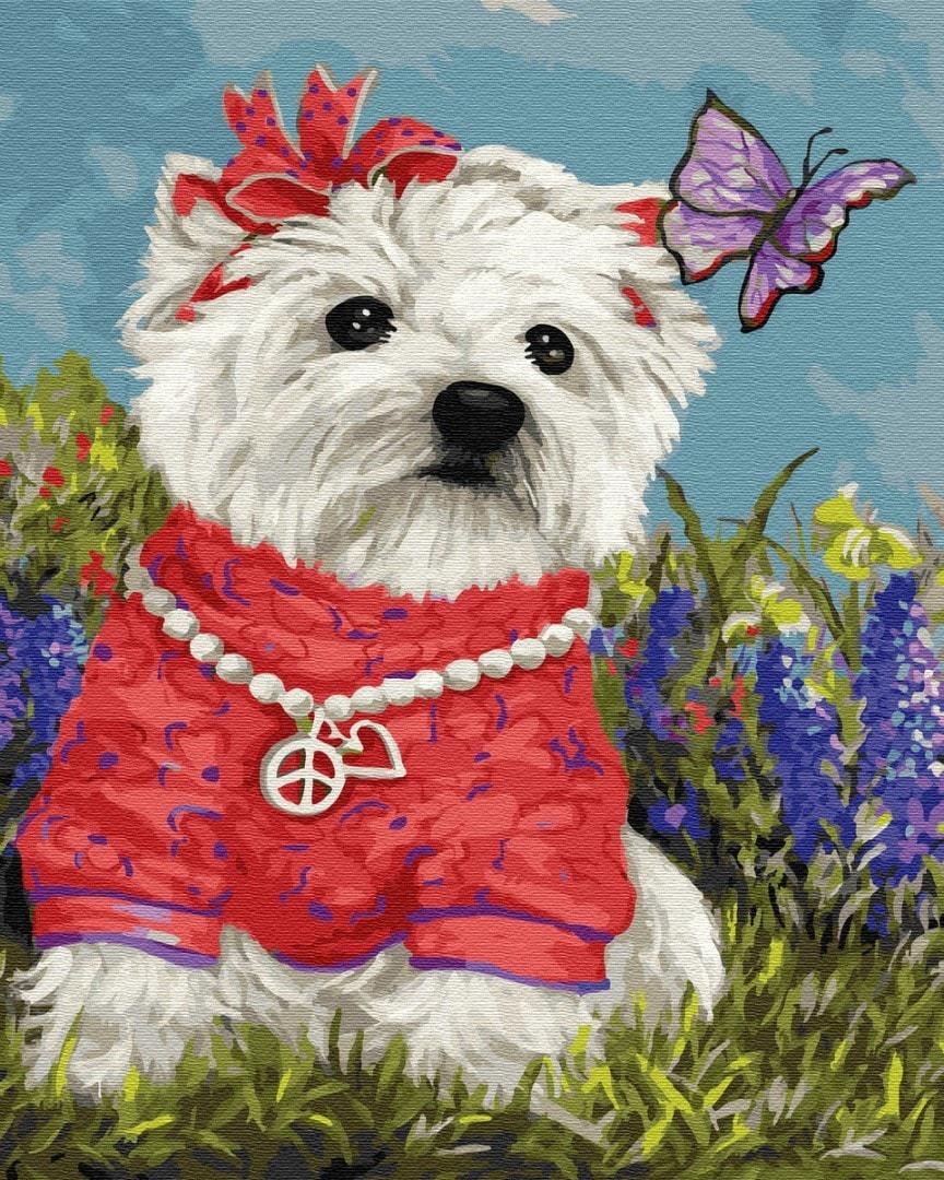 Картина по номерам Brushme GX29843 Пушистая подружка 40x50 см (1311345530)