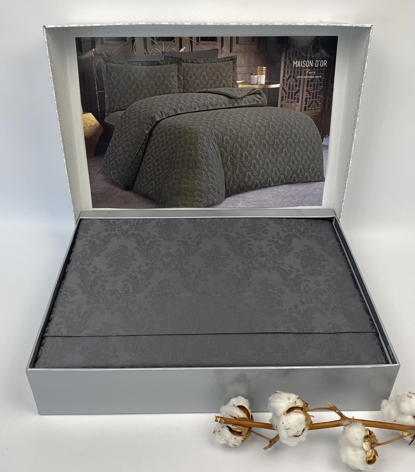 Постельное белье Maison D'or Emerald Linens бамбук 200х220 см Antrasit (CN18889)