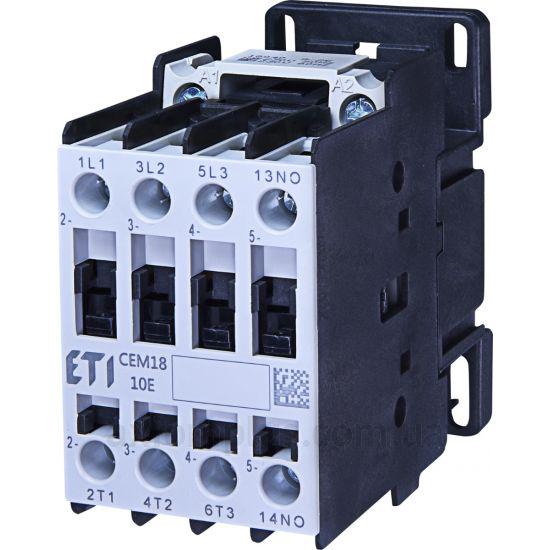 Контактор ETI CEM 18.10 18A AC 230 - фото 1 Контактор ETI CEM 18.10 18A AC 230 - фото 1