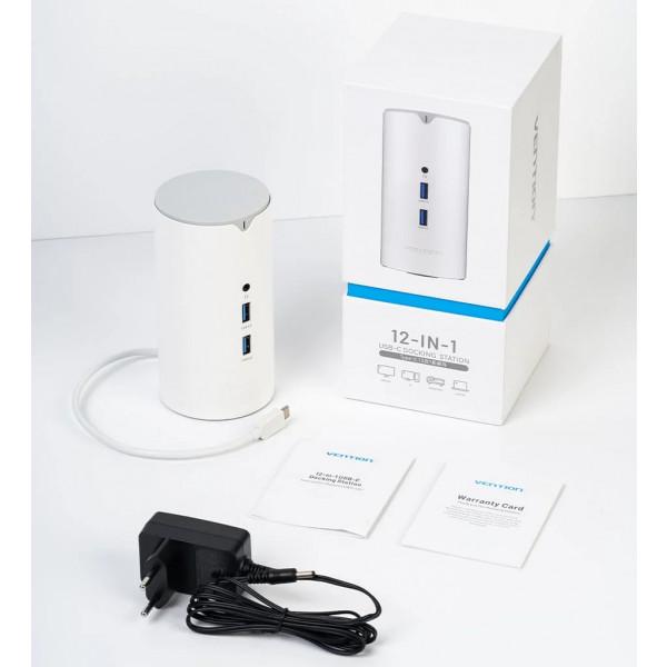 Док-станция Vention 12в1 100W (TPHWC-EU) - фото 4 Док-станция Vention 12в1 100W (TPHWC-EU) - фото 4