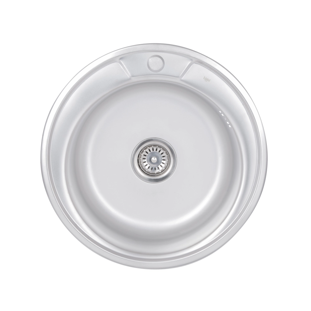 Мийка для кухні Lidz 510-D 0,6 мм Satin (LIDZ510D06SAT)