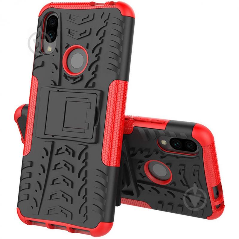 Чехол Armor Case для Xiaomi Redmi 7 / Redmi Y3 Красный (hub_PCMx67273) Чехол Armor Case для Xiaomi Redmi 7 / Redmi Y3 Красный (hub_PCMx67273)