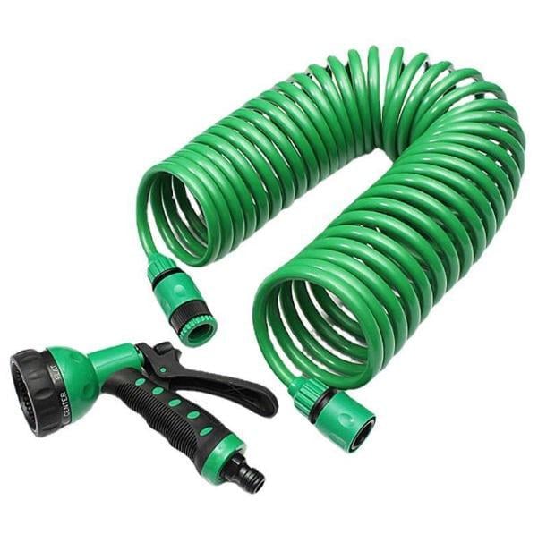Набір шланг спіральний пістолет розпилювач для поливу 11404 15 м (4570969) - фото 4