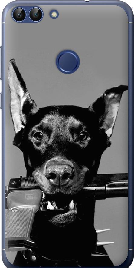 Чехол на Huawei P Smart Доберман (2745t-1346-42517) Чехол на Huawei P Smart Доберман (2745t-1346-42517)