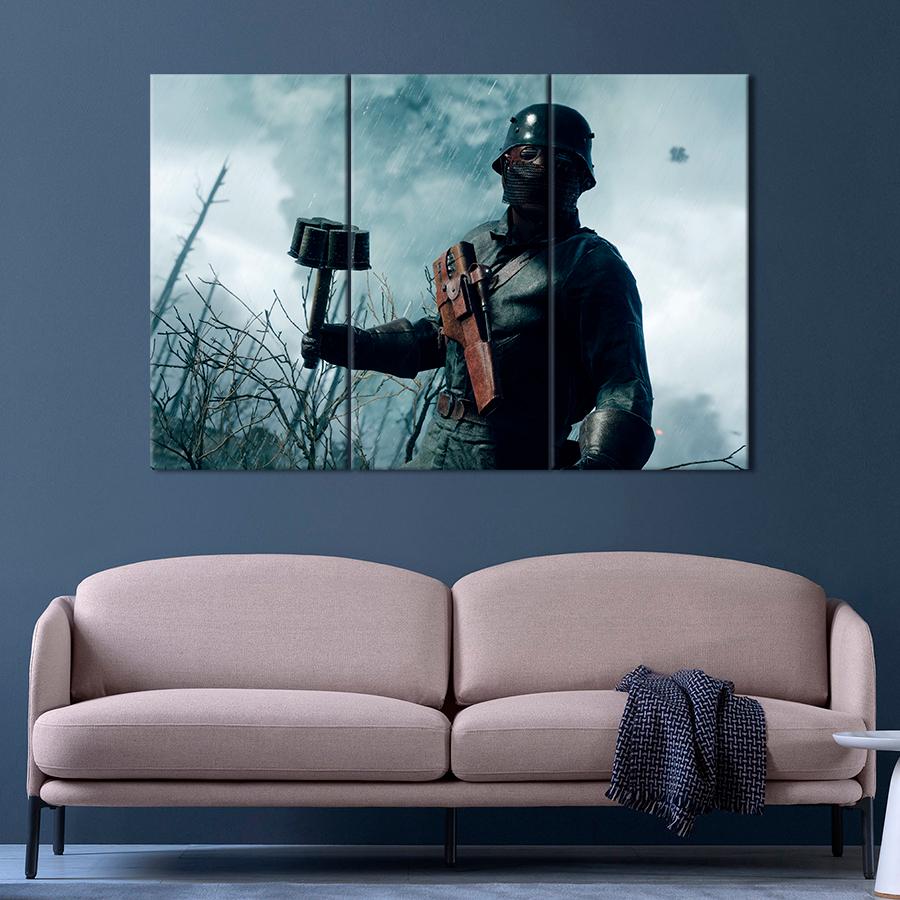 Настенний декор Герой игры Battlefield 1 78x48 см (A164-3)