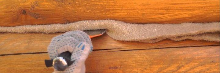 Конопатка для зрубів/дерев'яних будинків/лазень/саун у стрічці 3 смx25 м (27452937) - фото 2 Конопатка для зрубів/дерев'яних будинків/лазень/саун у стрічці 3 смx25 м (27452937) - фото 2