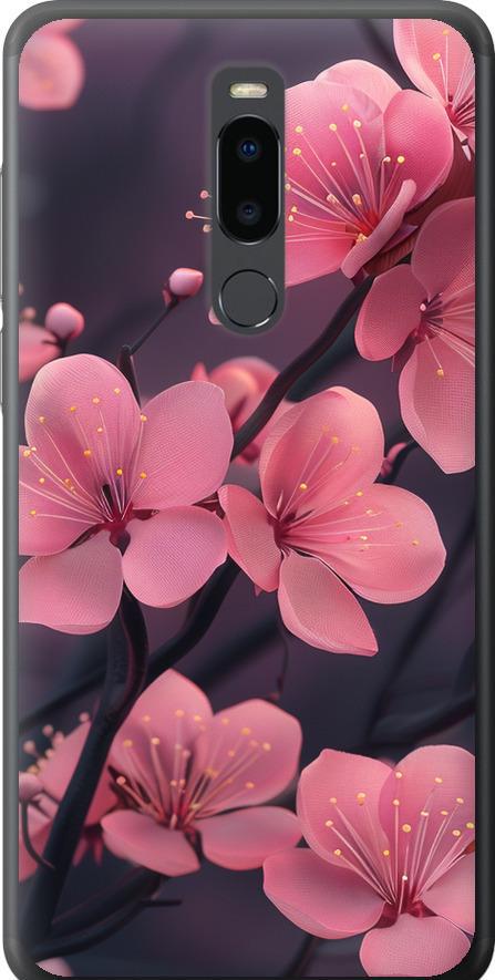 Чехол на Meizu Note 8 Пурпурная сакура (6075u-1610-42517) Чехол на Meizu Note 8 Пурпурная сакура (6075u-1610-42517)