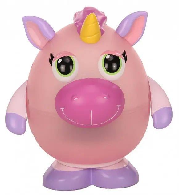 Ночник-проектор Playbrites Единорог 16х13 см питанием от 3 батареек AA Розовый