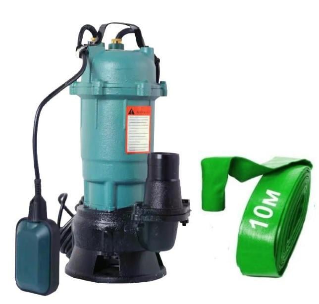 Насос дренажно-фекальный с измельчителем Lider WQD 1-1.1 чугун для грязной воды/фекалий/сливных ям с поплавком и шлангом 10 м (32467530) Насос дренажно-фекальный с измельчителем Lider WQD 1-1.1 чугун для грязной воды/фекалий/сливных ям с поплавком и шлангом 10 м (32467530)