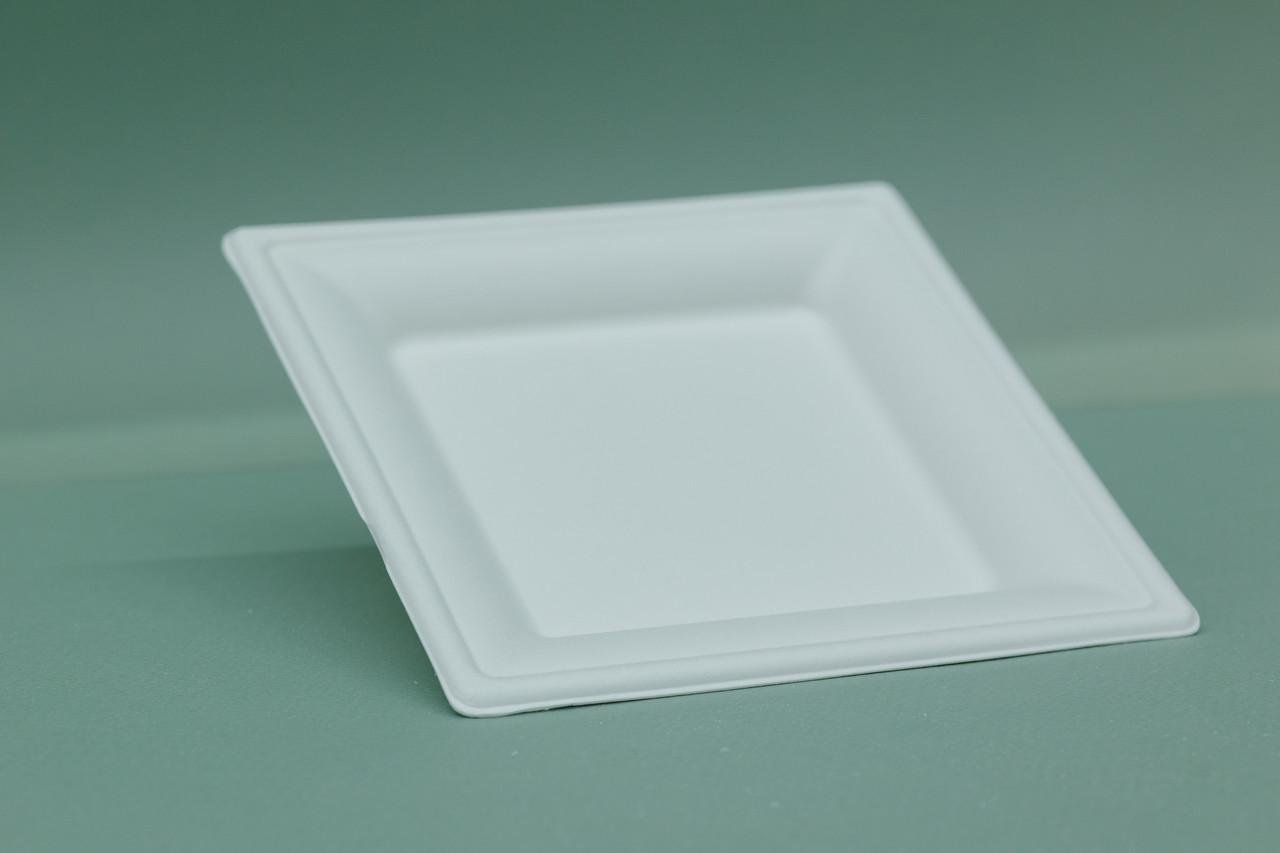 Одноразовая тарелка квадратная 16х16 см 125 шт. Одноразовая тарелка квадратная 16х16 см 125 шт.