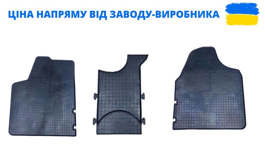 Коврики автомобильные Fiat Scudo 2007 резиновые 3 шт. - фото 2