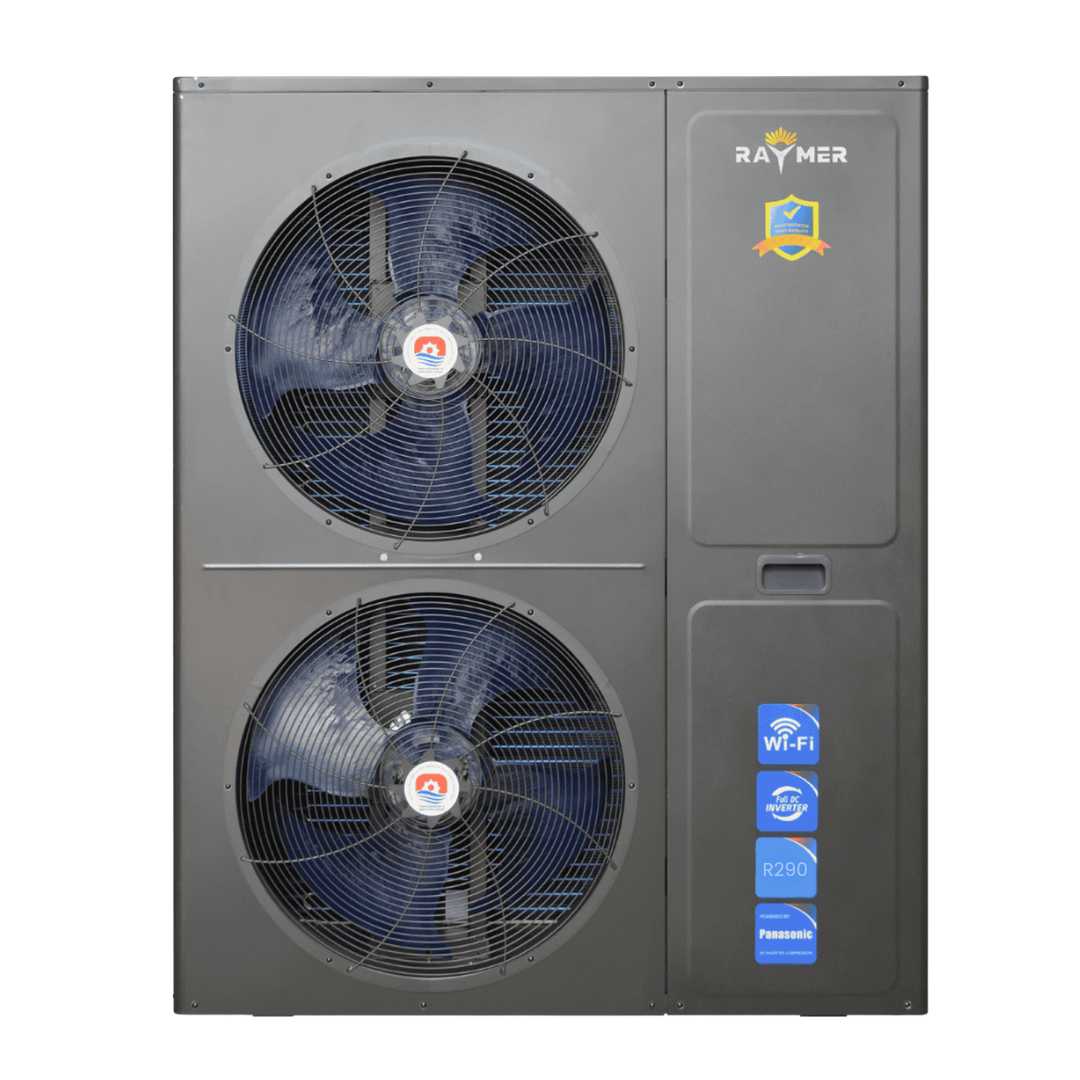 Инверторный тепловой насос воздух-вода Raymer RAY-18MNG-EVI 220 В 18 кВт -30 °C/+45 °C до 180-240 м2 (R290)