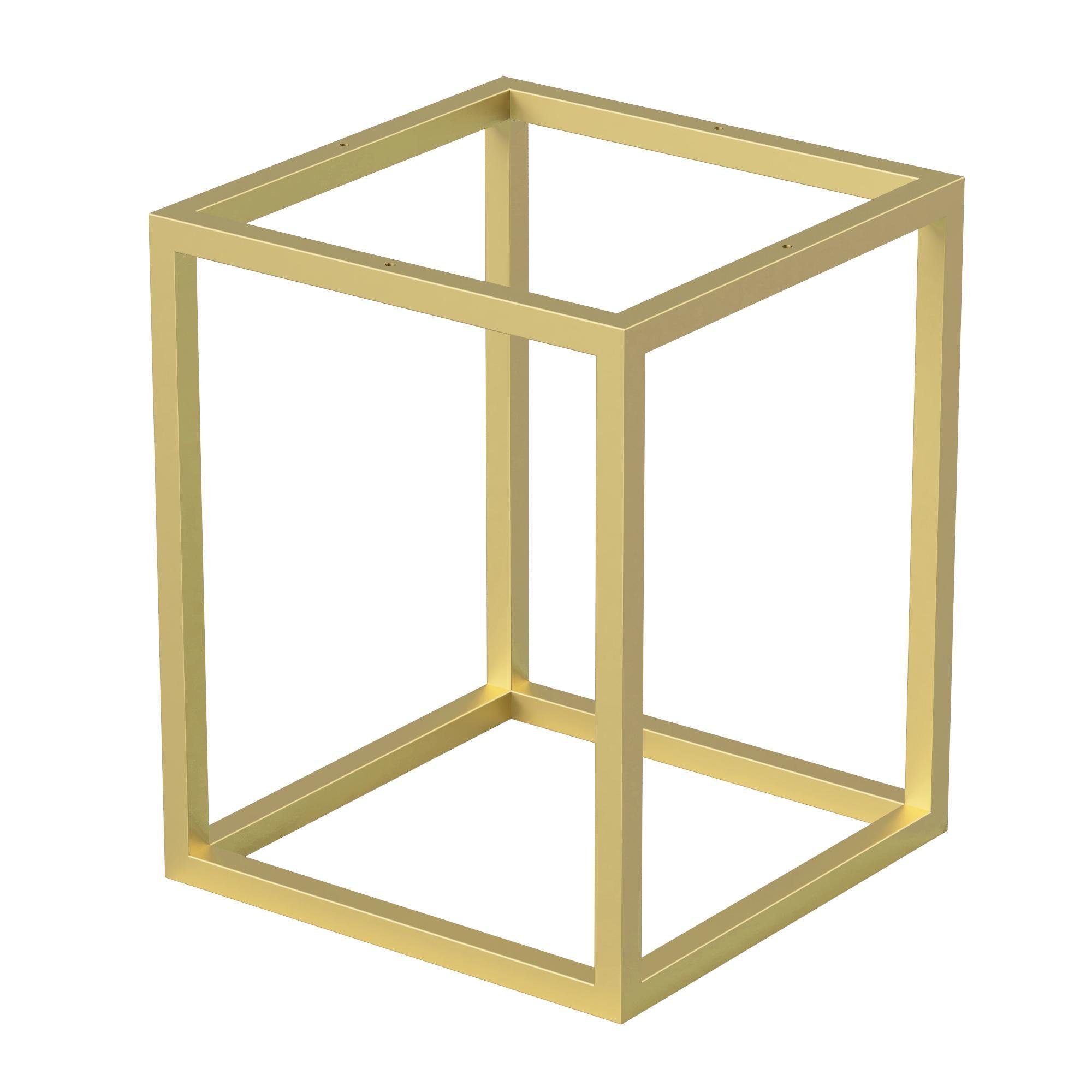 Каркас для журнального столу з металу 340х340 мм H 420 мм Золотий (1067) Каркас для журнального столу з металу 340х340 мм H 420 мм Золотий (1067)