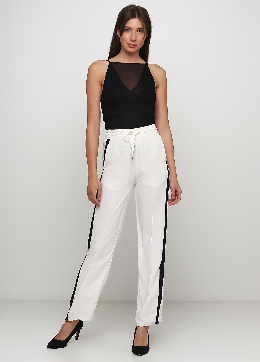 Брюки женские H&M р.40 Белый (420479b23)