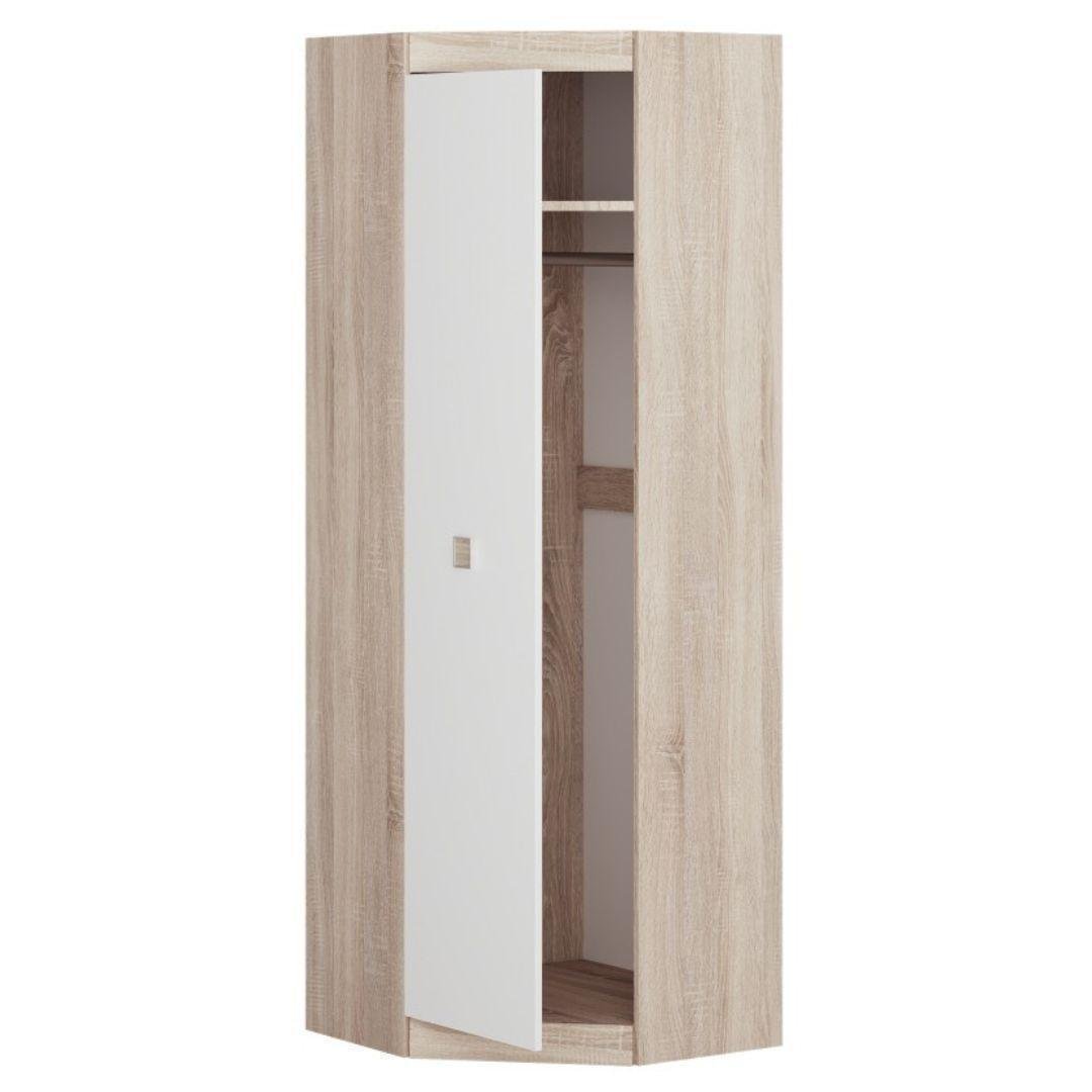 Шкаф угловой Еверест Соната-70 70х70х205 см Дуб сонома/Белый (EVR-20230) - фото 1 Шкаф угловой Еверест Соната-70 70х70х205 см Дуб сонома/Белый (EVR-20230) - фото 1