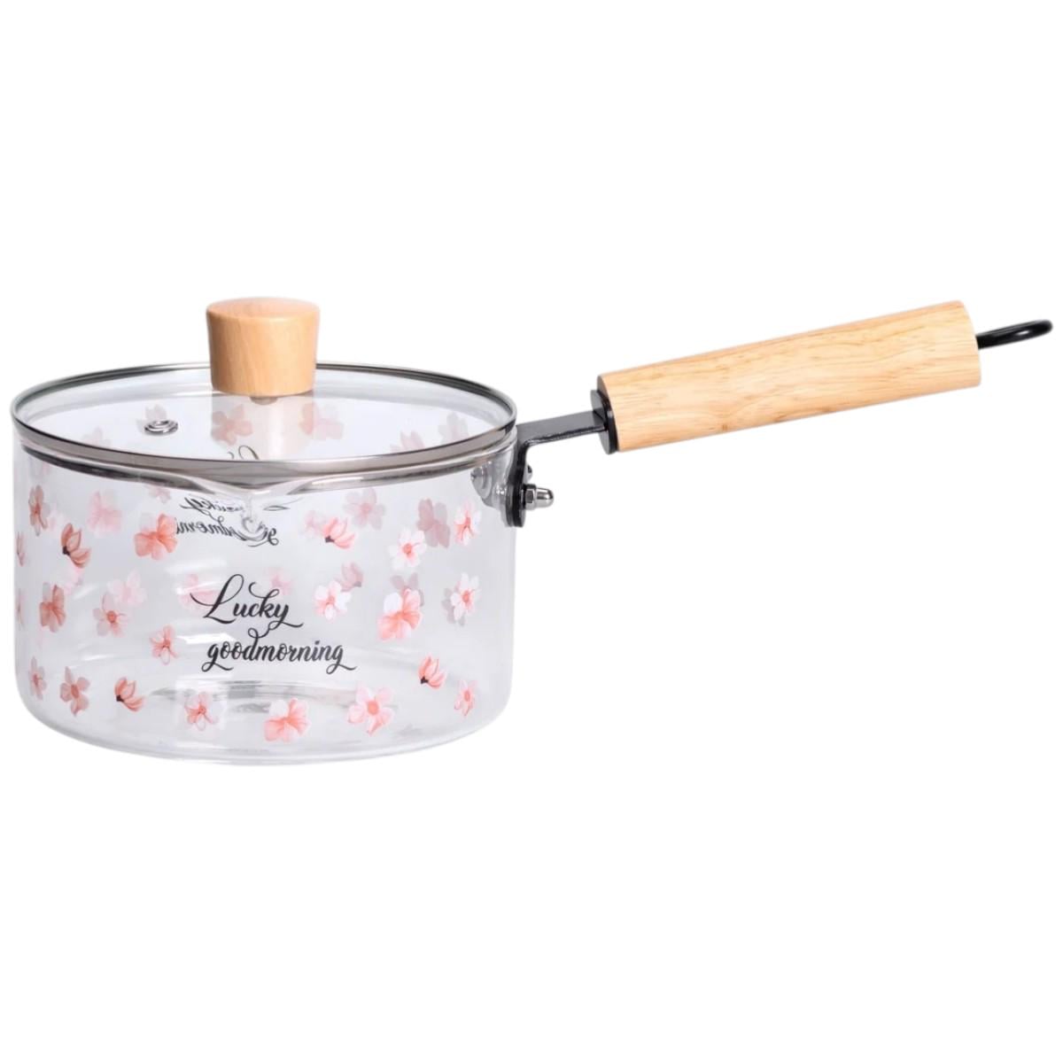 Ківш кухонний A-PLUS з боросилікатного скла 1,8 л (1055)