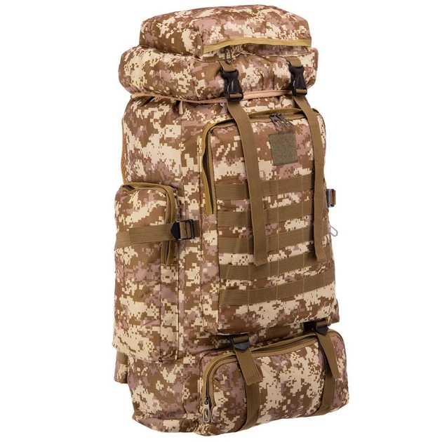 Рюкзак военный с системой Molle 80 л Пиксель (2549772298)
