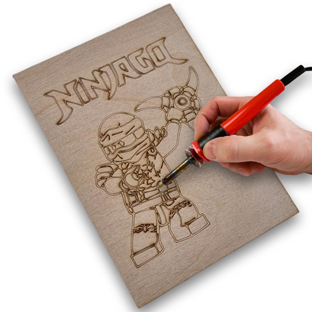 Набор для обжига №4 Ниндзяго А5 художественная тонировка с фанерой 4 мм (2381207395) - фото 2 Набор для обжига №4 Ниндзяго А5 художественная тонировка с фанерой 4 мм (2381207395) - фото 2