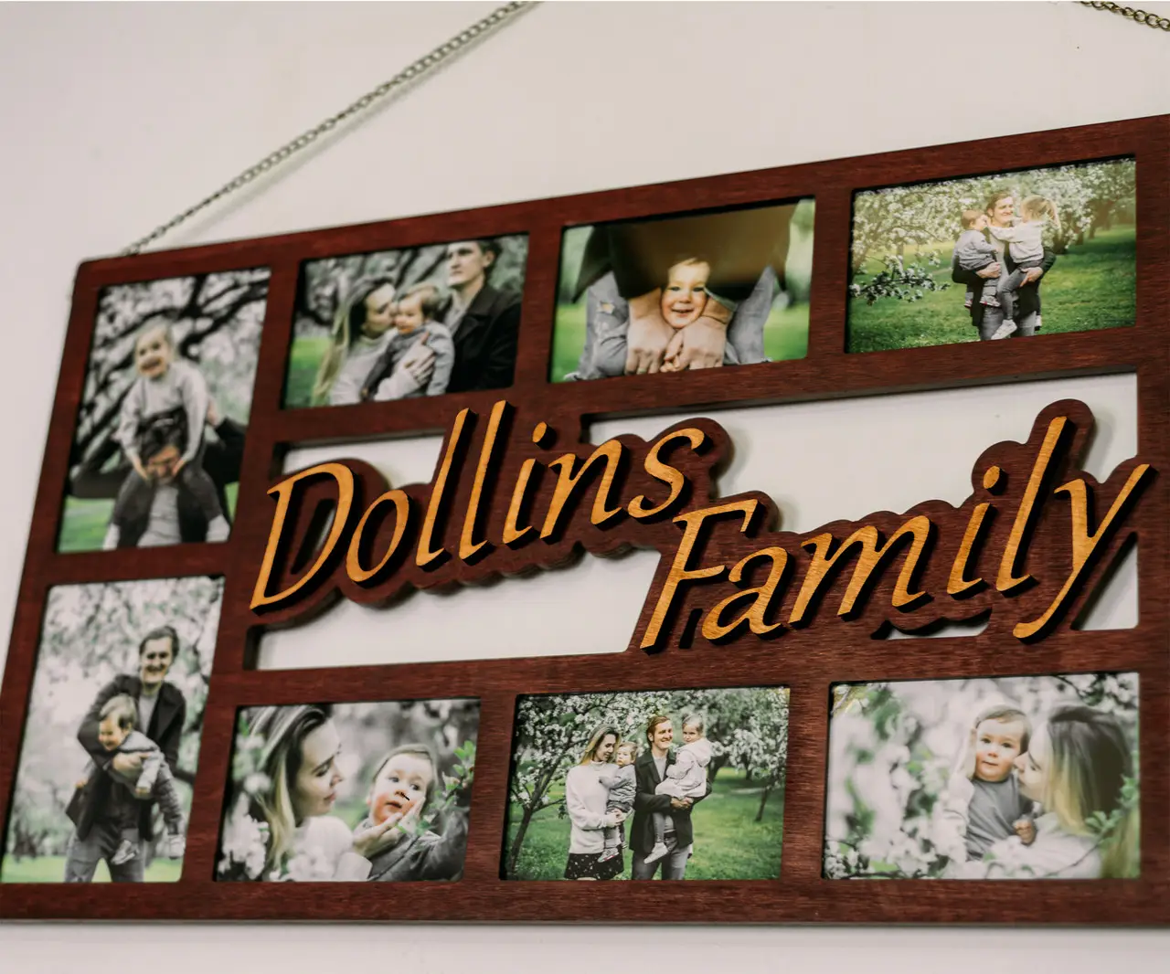 Фоторамка-колаж на 10 фото Бордовий (rectangles_dollins_collage-3) - фото 5