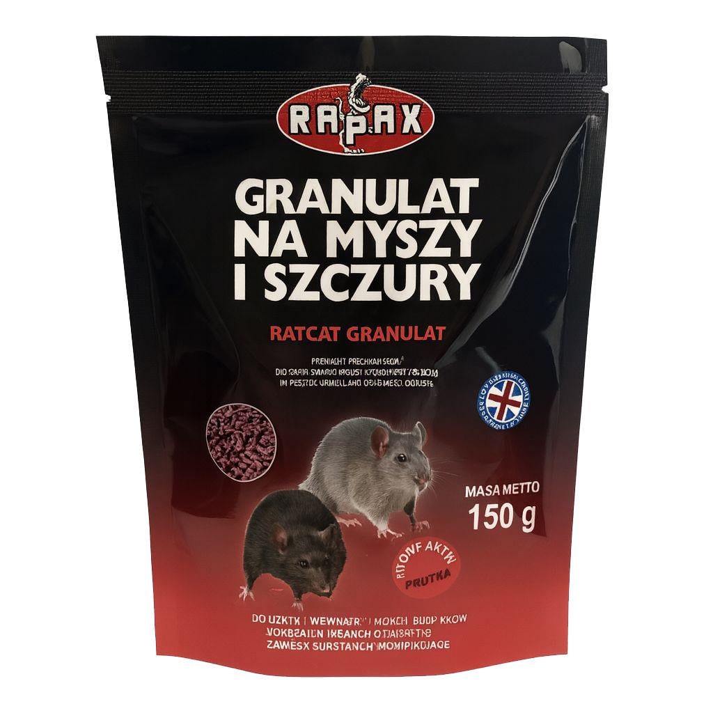 Гранули муміфікуючі Rapax для щурів та мишей 150 г (5903900310536)