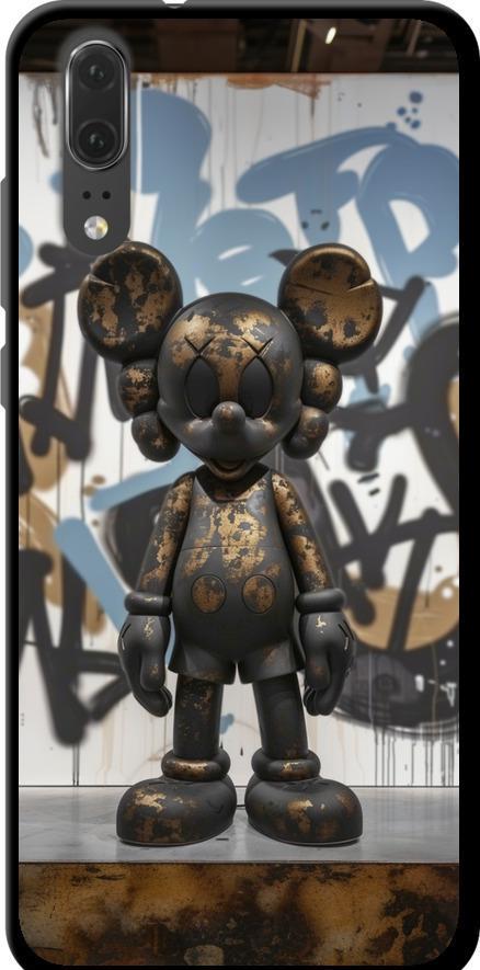 Чехол на Huawei P20 Bronze kaws v2 (6098b-1396-42517)