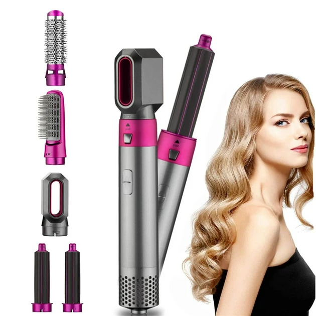 Фен-мультислайсер Hot AIR Styler 5 в 1 для волосся універсальний (57347357) - фото 2