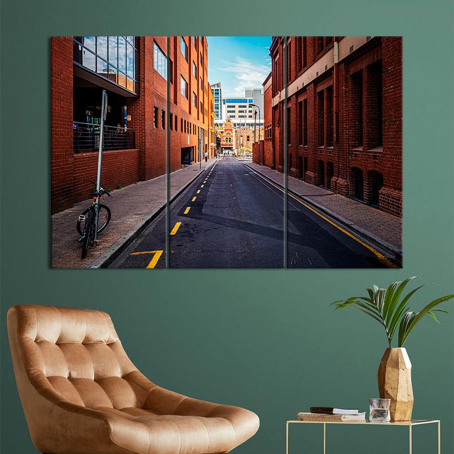 Картина город Архитектура английского города Бирмингем 156x100 см (A796-3)