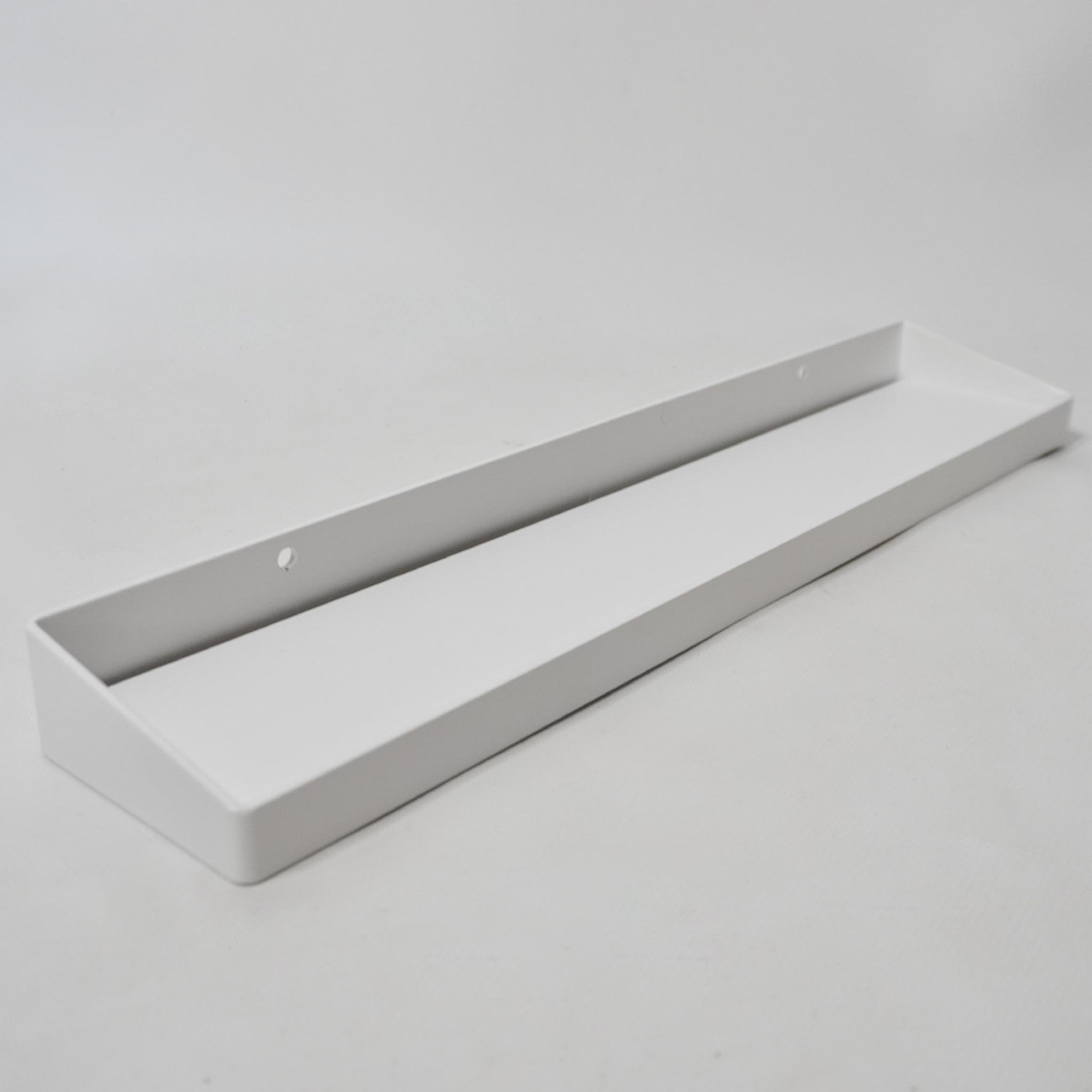 Полка в ванную/душ с низким бортиком алюминиевая 450 мм Белый (PLKAL03S51N025WHT)