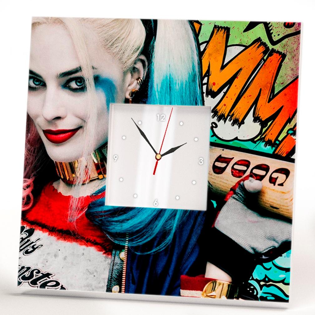 Часы в детскую Harley Quinn 260x260 мм (C00985)