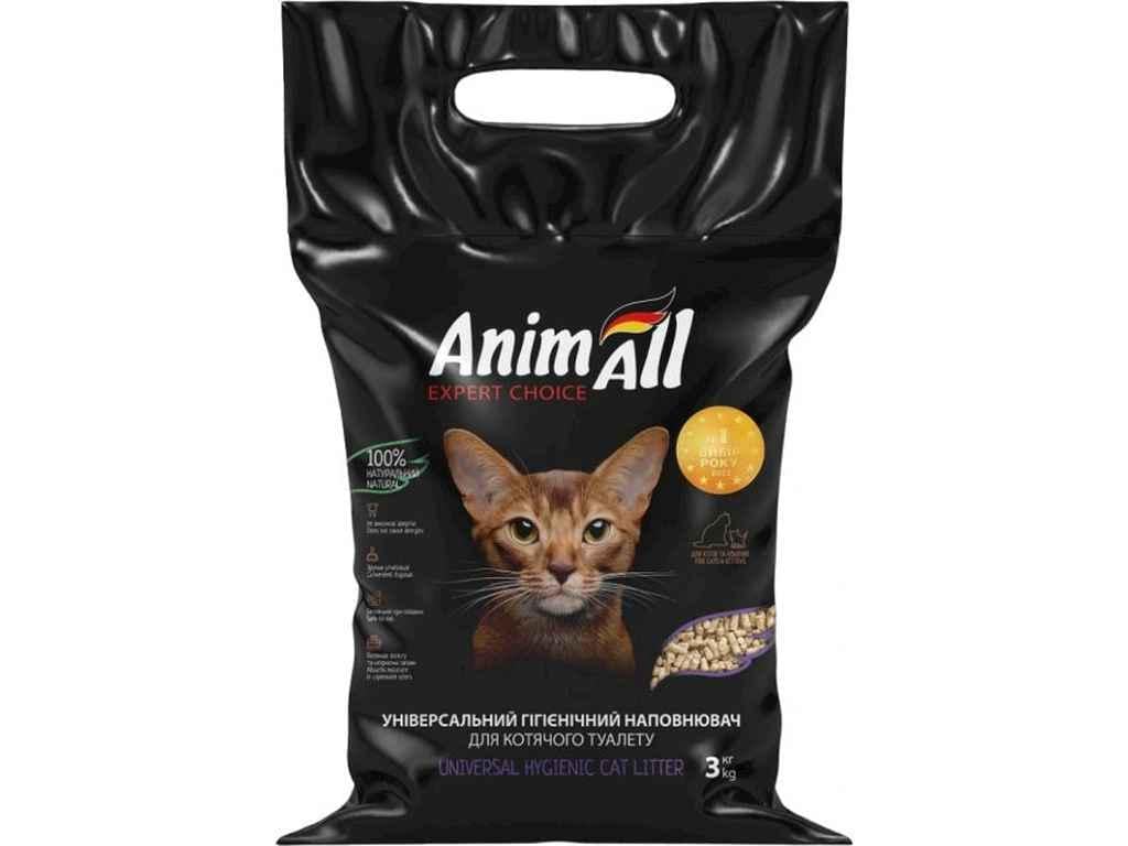 Наполнитель AnimAll гигиенический универсальный 3 кг (986449) Наполнитель AnimAll гигиенический универсальный 3 кг (986449)