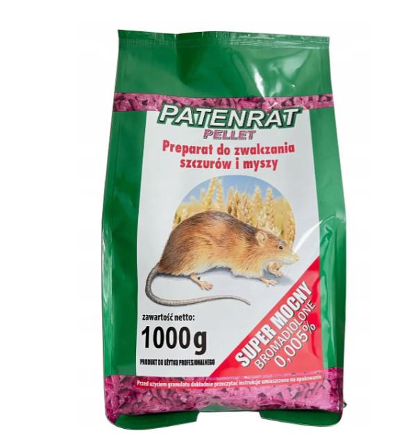 Засіб проти мишей та щурів Patenrat Pellet Granulat 1000 г (15577989)