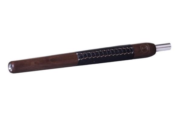 Мундштук для кальяну Wookah Leather Walnut Чорний
