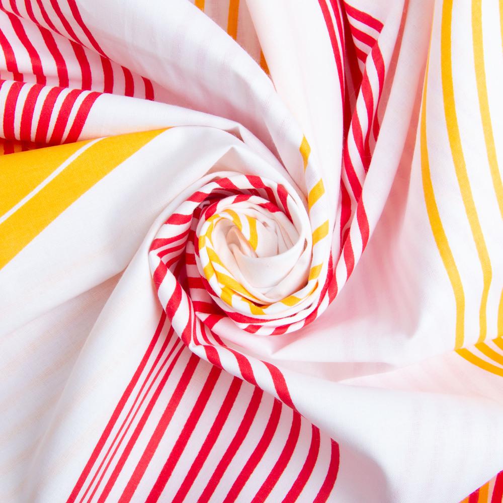 Ткань бязь ранфорс для постельного белья 2756-06 спектр 130 гр/м2 240 см Красный (26168)