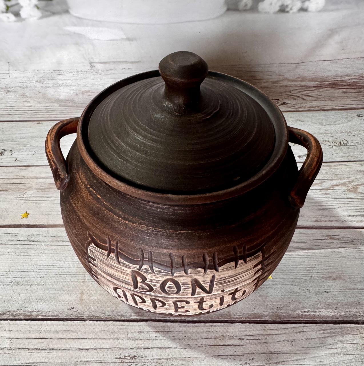 Супник глиняный ручной работы Bon appetit 3 л (2583117495) - фото 2 Супник глиняный ручной работы Bon appetit 3 л (2583117495) - фото 2