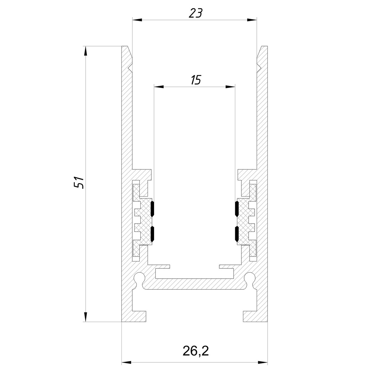 Шинопровід трековий магнітний OL12 48V накладний 2 м Білий (29468509) - фото 2 Шинопровід трековий магнітний OL12 48V накладний 2 м Білий (29468509) - фото 2