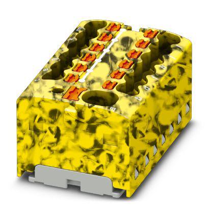 Розподільний блок Phoenix Contact PTFIX 4/12X1,5-FE 450В 17,5A Push-in Жовто-чорний (1046971)