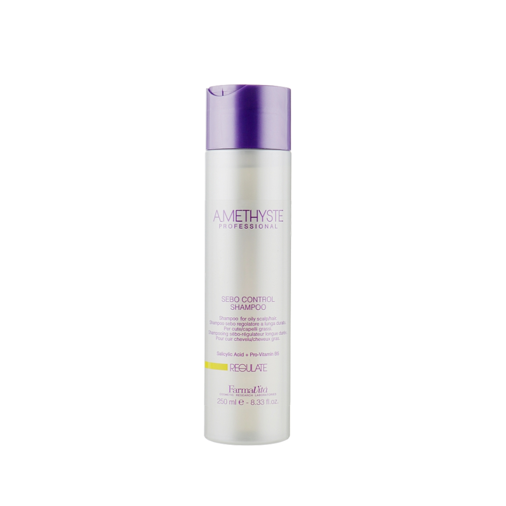 Шампунь для жирної шкіри Farmavita Amethyste Regulate Sebo Control Shampoo 250 мл