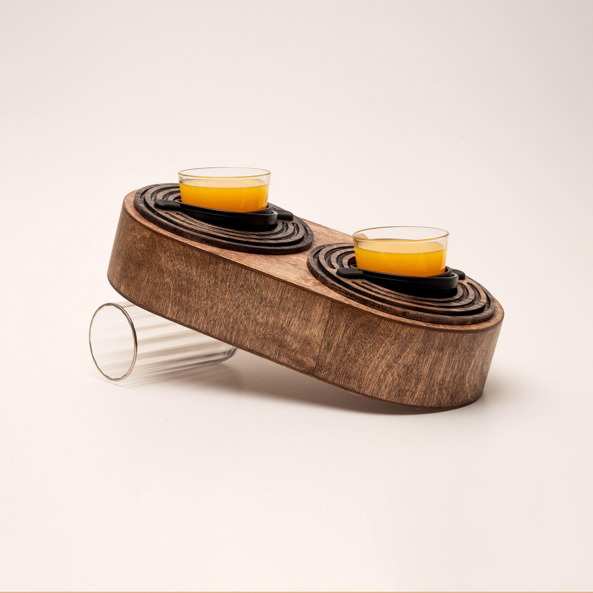 Підставка балансуюча Spillno Oval під келих/пляшку/банку (70004) - фото 2 Підставка балансуюча Spillno Oval під келих/пляшку/банку (70004) - фото 2