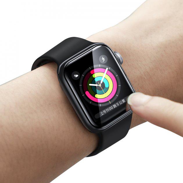 Захисне скло BASEUS для Apple Watch 1/2/3 0,2 мм Black (4544783) - фото 4